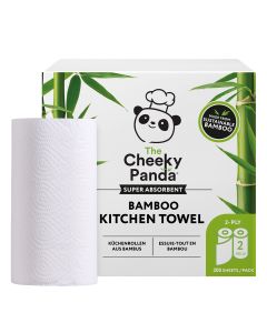 The Cheeky Panda - 2ply 200 Sheets Kitchen Towels Pack - 5 x 420g