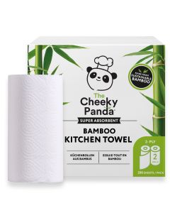 The Cheeky Panda - 2ply 200 Sheets Kitchen Towels Pack - 5 x 420g