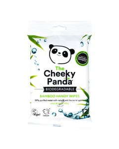 The Cheeky Panda - 12 Piece Biodegradable Bamboo Handy Wipes Pack - 72 x 50g
