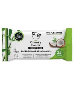 The Cheeky Panda - Coconut Scented Facial Cleansing Wipes Pack - 24 x 190g