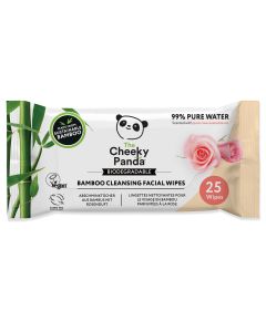 The Cheeky Panda - Rose Scented Facial Cleansing Wipes Pack - 24 x 190g