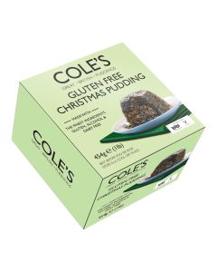 Cole's Puddings - Gluten Free Medium Christmas Pudding - 6 x 454g