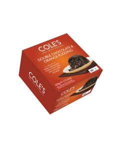 Cole's Puddings - Double Chocolate & Orange Pudding - 6 x 350g