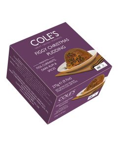 Cole's Puddings - Figgy Christmas Pudding - 6 x 275g