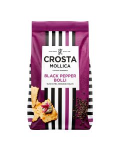 Crosta Mollica - Black Pepper Bolli - 7 x 120g