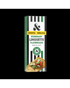 Crosta & Mollica - Hand Stretched Rosemary Linguette  Flatbread with EVOO - 6 x 150g