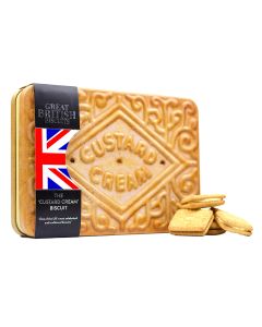 Silver Crane - Giant Custard Cream Biscuit Tin - 12 x 450g