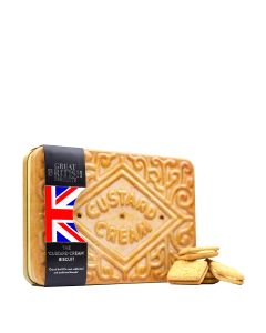 Silver Crane - Giant Custard Cream Biscuit Tin - 12 x 450g