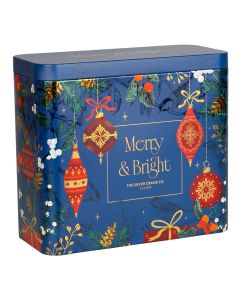 Silver Crane - Merry & Bright Assorted Shortbread Biscuit Caddy - 6 x 300g