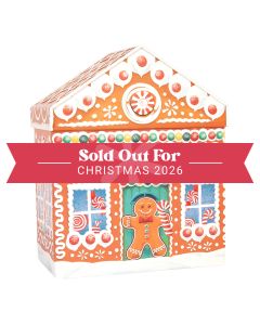 Silver Crane - Gingerbread House Gingerbread Biscuit Tin - 6 x 300g