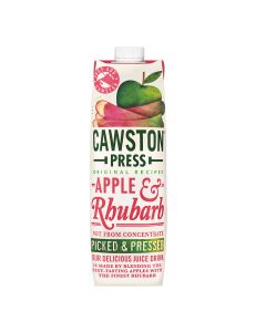 Cawston Press - Apple & Rhubarb Juice - 6 x 1L