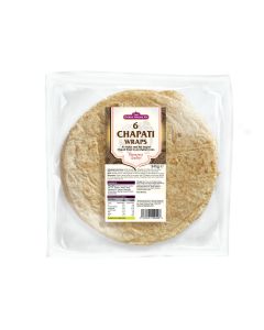 The Curry Sauce Co - 6 Plain Chapati Flat Breads - 10 x 345g