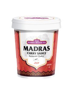 The Curry Sauce Co - Hot Madras Curry Sauce - 6 x 475g