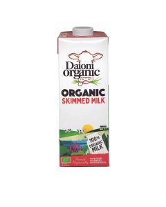 Daioni - Organic Skimmed Milk - 12 x 1l