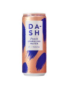 Dash Water - Sparkling Water infused with Wonky Peaches - 12 x 330ml