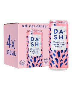Dash Water - Sparkling Water infused with Wonky Raspberries Multipack - 6 x 4 x 330ml