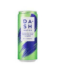 Dash Water - Sparkling Water Infused with Wonky Limes - 12 x 330ml