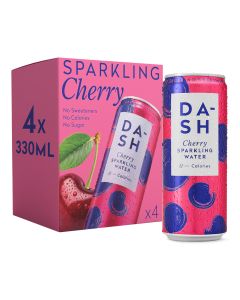 Dash Water - Sparkling Water infused with Wonky Cherries Multipack - 6 x 4 x 330ml