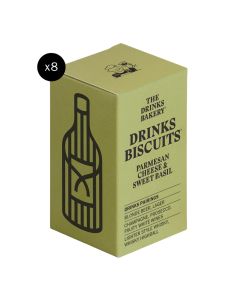 The Drinks Bakery - Parmesan & Basil - 8 x 36g