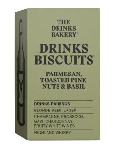 The Drinks Bakery - Parmesan Toasted Pinenut & Basil - 8 x 36g