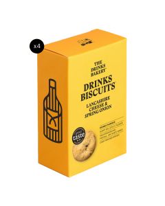 The Drinks Bakery  - Lancashire Cheese & Spring Onion - 4 x 110g