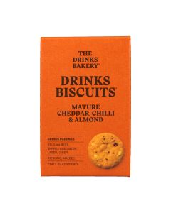 The Drinks Bakery - Mature Cheddar Chilli & Almond - 4 x 110g