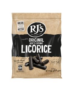 RJ's Licorice - Natural Soft Eating Licorice - 12 x 300g