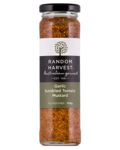 Random Harvest - Garlic Sundried Tomato Mustard - 8 x 150g