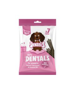 Denzel's - Daily Dentals for Small Dogs & Puppies Salmon - 10 x 91g
