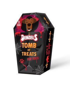 Denzel's - Halloween Tomb of Treats for Dogs - 4 x 155g