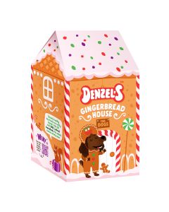 Denzel's - Gingerbread House (1 x Gingerbread Soft-Baked Chews, 2 x 40g Treats) - 4 x 140g