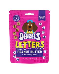 Denzel's - Letters: Peanut Butter & Banana Dog Treats - 10 x 90g