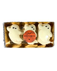 Diforti - Ghosts coated in White Chocolate Cream Biscuits - 6 x 200g