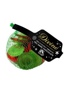 Divine - Fairtrade 70% Dark Chocolate Coins - 25 x 65g