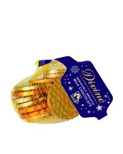 Divine - Fairtrade Milk Chocolate Coins - 25 x 65g