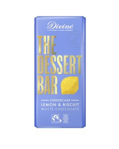 Divine Chocolate - White Choc Lemon Cheesecake - 10 x 180g