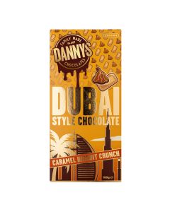 Danny's Chocolates - Dubai Style Caramel Biscuit Crunch Chocolate Bar - 10 x 190g