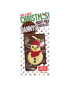 Danny's Chocolates - Have a Sweet Christmas Snowman Swirl Bar - 12 x 100g