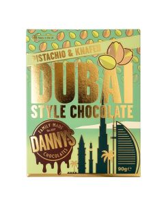 Danny's Chocolates - Dubai Style Pistachio & Knafeh Mini Chocolate Bar - 10 x 90g