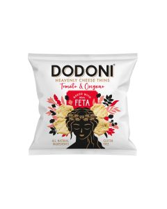 Dodoni - Baked Feta Tomato & Oregano Cheese Thins - 10 x 22g