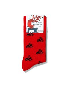 Diddly Squat Farm Shop - Red Tractor Socks - 10 x 1 Pair