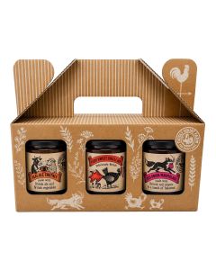 Diddly Squat Farm - Cheeseboard Trio inc. 1 x Real Ale Chutney, 1 x Chilli Jam & 1 x Red Onion Marmalade - 10 x 930g