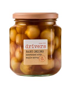 Drivers - Baby Onions Sweetened with Maple Syrup - 6 x 550g