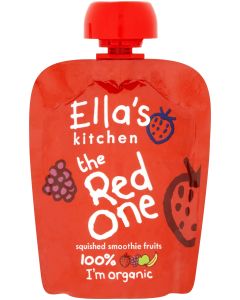 Ella's Kitchen - Organic Smoothie Fruit The Red One - 12 x 90g