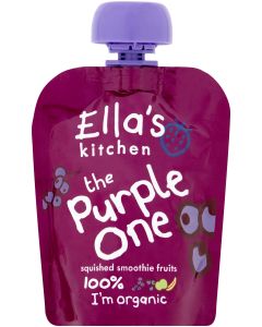 Ella's Kitchen - Organic Smoothie Fruit The Purple One - 12 x 90g