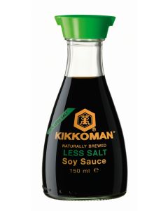 Kikkoman - Less Salt Soy Sauce - 6 x 150ml