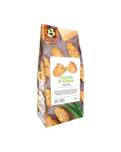Buiteman - Gouda & Chive Biscuits - 8 x 75g