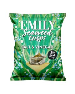 Emily - Salt & Vinegar Seaweed Crisps - 12 x 18g