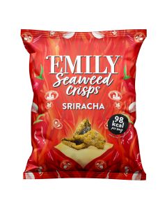 Emily - Sriracha Seaweed Crisps - 12 x 18g