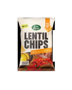 Eat Real - REALEST Chilli & Lemon Lentil Chips - 10 x 95g